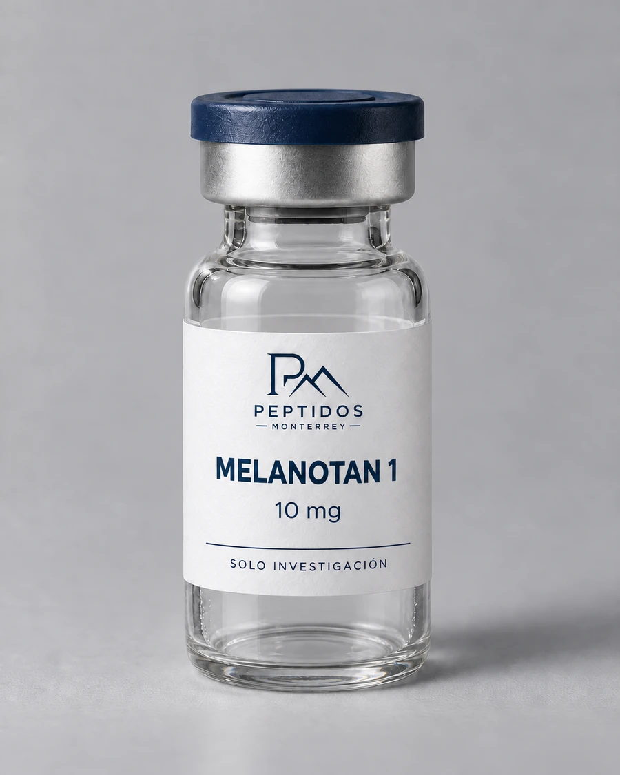 Frasco de Melanotan 1 10 mg de Péptidos Monterrey