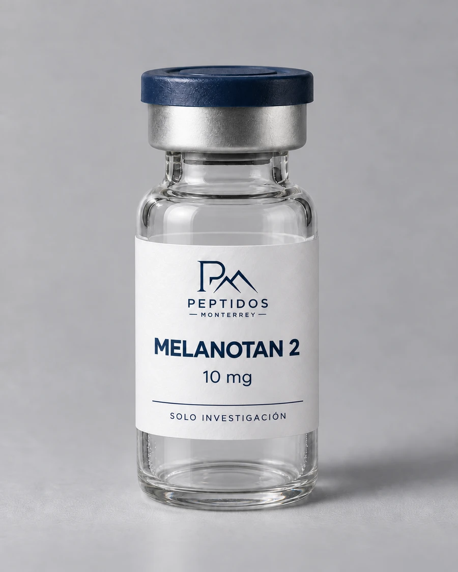 Frasco de Melanotan 2 10 mg de Péptidos Monterrey