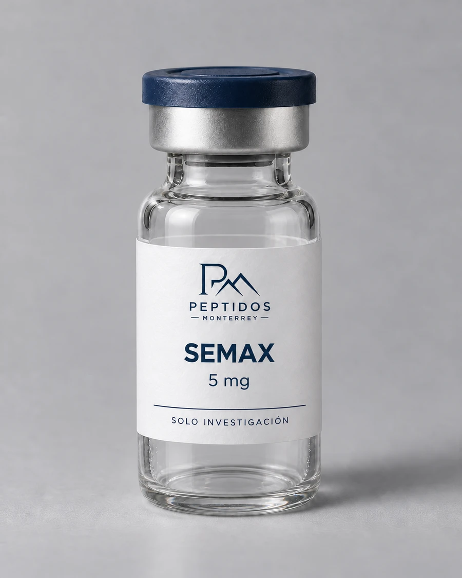 Frasco de Semax 5 mg de Péptidos Monterrey