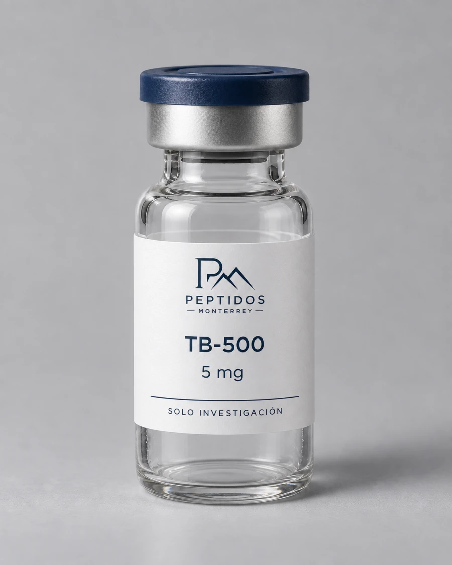 Frasco de TB-500 5 mg de Péptidos Monterrey